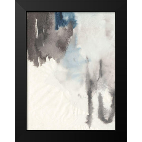 Peace II Black Modern Wood Framed Art Print by Combs, Joyce