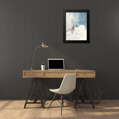 Tranquility I Black Modern Wood Framed Art Print by Combs, Joyce