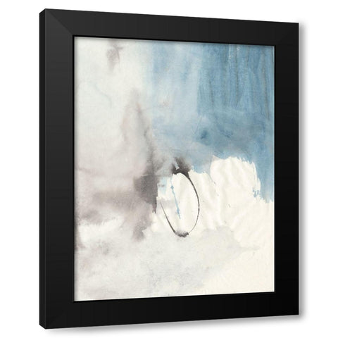 Tranquility I Black Modern Wood Framed Art Print with Double Matting by Combs, Joyce