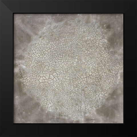 Parched Earth Black Modern Wood Framed Art Print by Willett, Michael