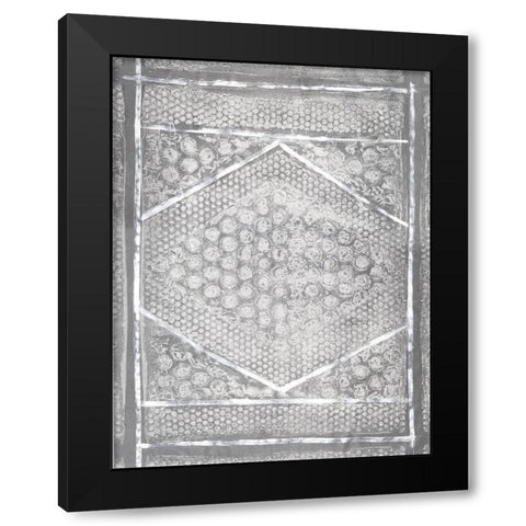 Neutral Aztec I Black Modern Wood Framed Art Print by Guthrie, Jenna