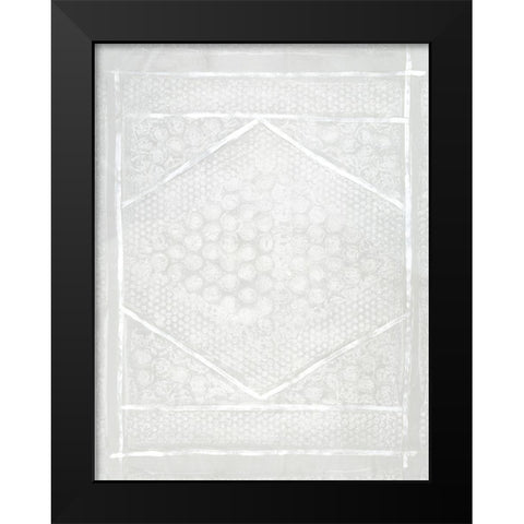 Neutral Aztec II Black Modern Wood Framed Art Print by Guthrie, Jenna