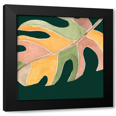 Palm Grove IV Black Modern Wood Framed Art Print with Double Matting by Wang, Melissa