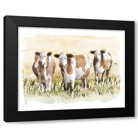 Golden Graze II Black Modern Wood Framed Art Print by Popp, Grace