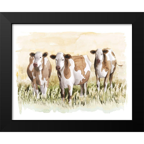 Golden Graze II Black Modern Wood Framed Art Print by Popp, Grace