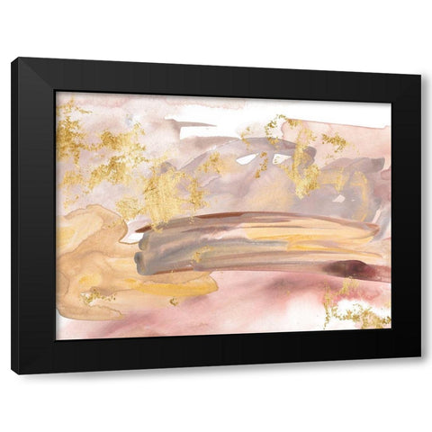 Shadows of Dawn III Black Modern Wood Framed Art Print with Double Matting by Wang, Melissa