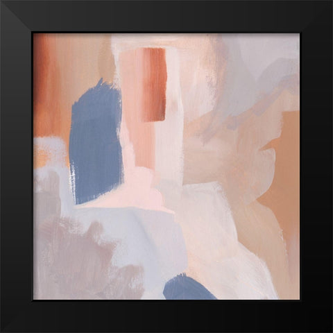 Clay Blush III Black Modern Wood Framed Art Print by Popp, Grace