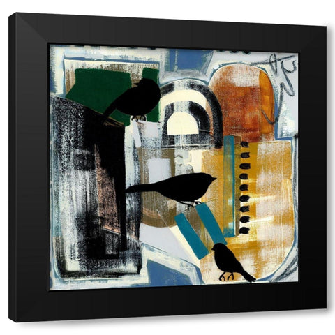 Treehouse Overture I Black Modern Wood Framed Art Print with Double Matting by Daavettila, Tara