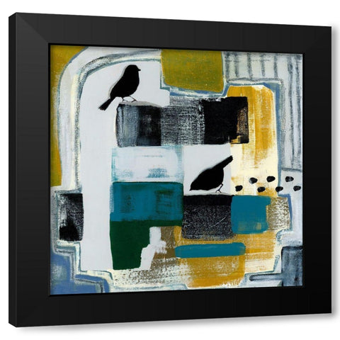 Treehouse Overture III Black Modern Wood Framed Art Print with Double Matting by Daavettila, Tara