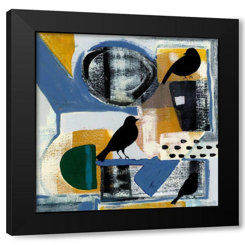 Treehouse Overture IV Black Modern Wood Framed Art Print by Daavettila, Tara