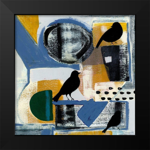 Treehouse Overture IV Black Modern Wood Framed Art Print by Daavettila, Tara
