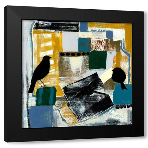 Treehouse Overture V Black Modern Wood Framed Art Print with Double Matting by Daavettila, Tara