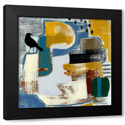 Treehouse Overture VI Black Modern Wood Framed Art Print with Double Matting by Daavettila, Tara