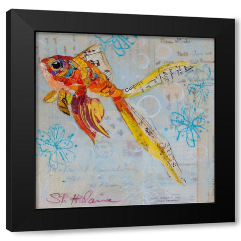 Always Looking Up II Black Modern Wood Framed Art Print with Double Matting by St. Hilaire, Elizabeth