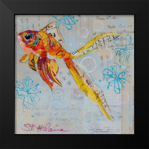 Always Looking Up II Black Modern Wood Framed Art Print by St. Hilaire, Elizabeth