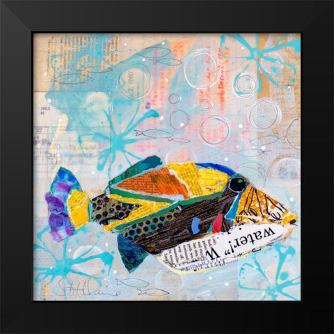 Always Looking Up V Black Modern Wood Framed Art Print by St. Hilaire, Elizabeth