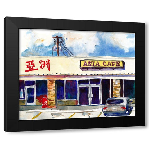 Urban Points of Interest III Black Modern Wood Framed Art Print by McCreery, Paul