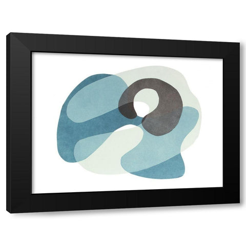 Homage to Eames II Black Modern Wood Framed Art Print by Delamater, Rob