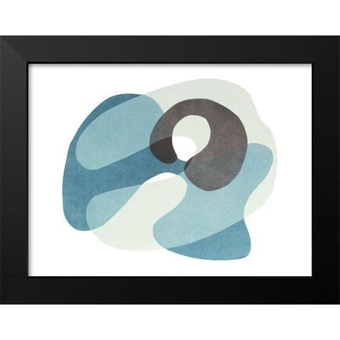 Homage to Eames II Black Modern Wood Framed Art Print by Delamater, Rob