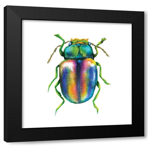 Buggin Out I Black Modern Wood Framed Art Print with Double Matting by Hernandez, Larisa