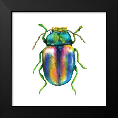 Buggin Out I Black Modern Wood Framed Art Print by Hernandez, Larisa