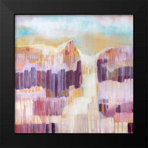 Terre Cotta Dunes II Black Modern Wood Framed Art Print by Riger, Sue