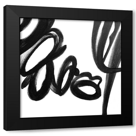 The Rush III Black Modern Wood Framed Art Print with Double Matting by Orlov, Irena