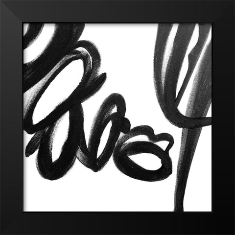 The Rush III Black Modern Wood Framed Art Print by Orlov, Irena