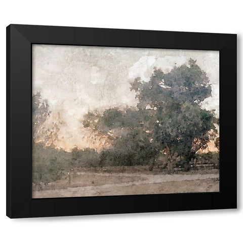 November Morning Mist I Black Modern Wood Framed Art Print with Double Matting by Orlov, Irena