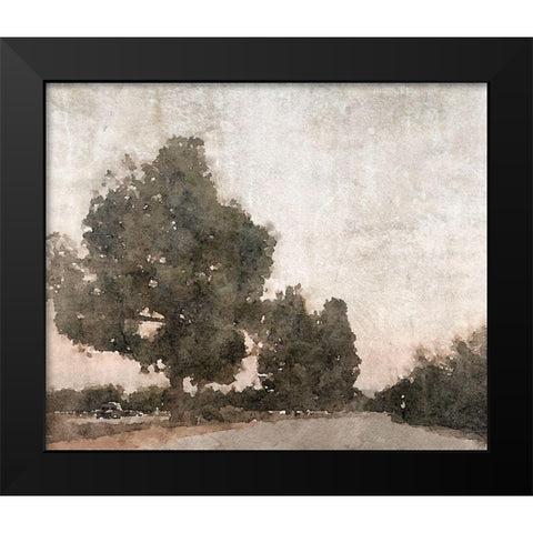 November Morning Mist III Black Modern Wood Framed Art Print by Orlov, Irena