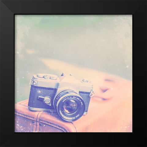 Vintage Camera I Black Modern Wood Framed Art Print by Brown, Thomas