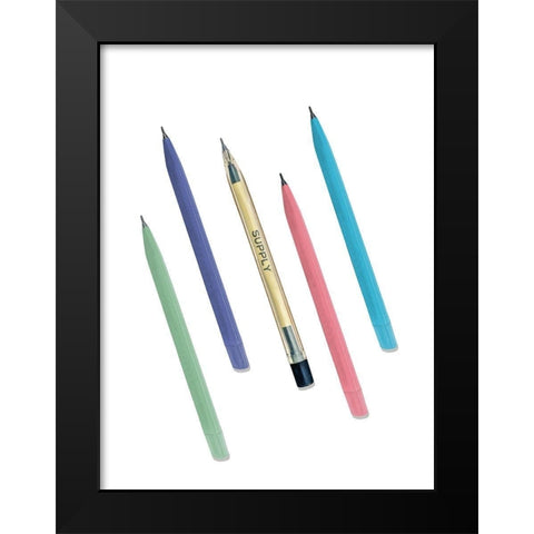 School Study III Black Modern Wood Framed Art Print by Brown, Thomas