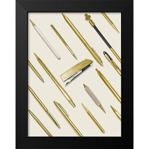 School Study IV Black Modern Wood Framed Art Print by Brown, Thomas