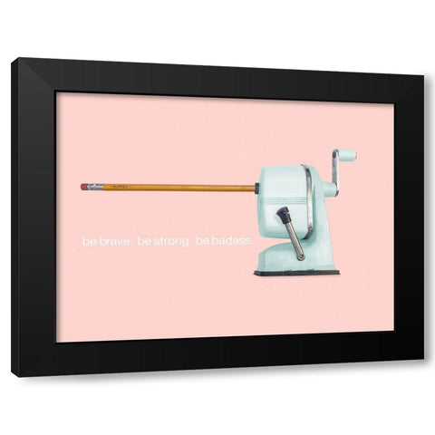 School Study VIII Black Modern Wood Framed Art Print by Brown, Thomas