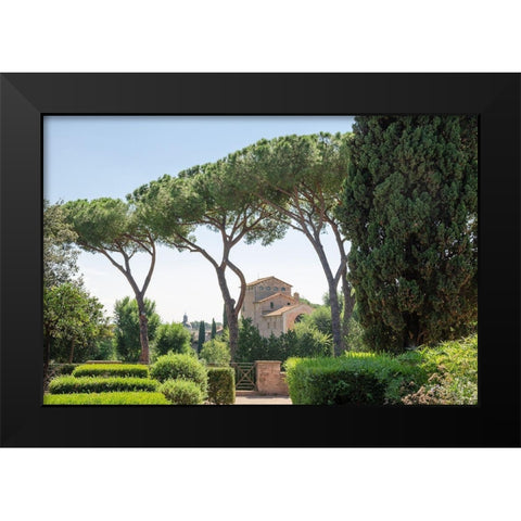 Rome Landscape I Black Modern Wood Framed Art Print by DeNardo, Laura
