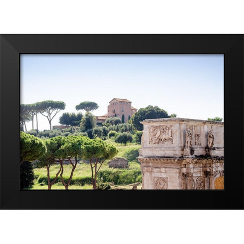 Rome Landscape II Black Modern Wood Framed Art Print by DeNardo, Laura