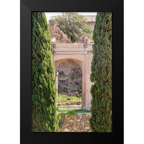 Rome Landscape IV Black Modern Wood Framed Art Print by DeNardo, Laura