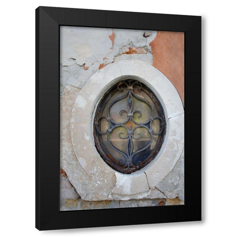 Windows and Doors of Venice I Black Modern Wood Framed Art Print with Double Matting by DeNardo, Laura