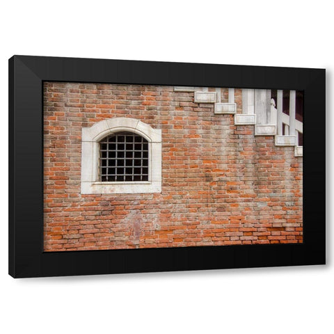 Windows and Doors of Venice IX Black Modern Wood Framed Art Print with Double Matting by DeNardo, Laura