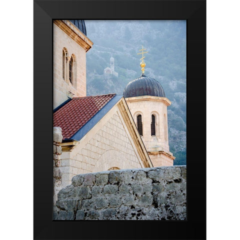 Morning Light II - Kotor, Montenegro Black Modern Wood Framed Art Print by DeNardo, Laura