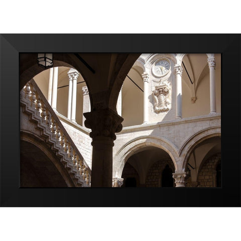Inviting - Dubrovnik, Croatia Black Modern Wood Framed Art Print by DeNardo, Laura