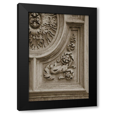 Architecture Detail in Sepia II Black Modern Wood Framed Art Print by DeNardo, Laura