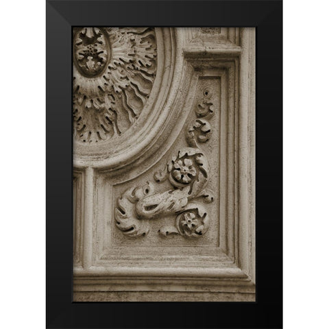 Architecture Detail in Sepia II Black Modern Wood Framed Art Print by DeNardo, Laura
