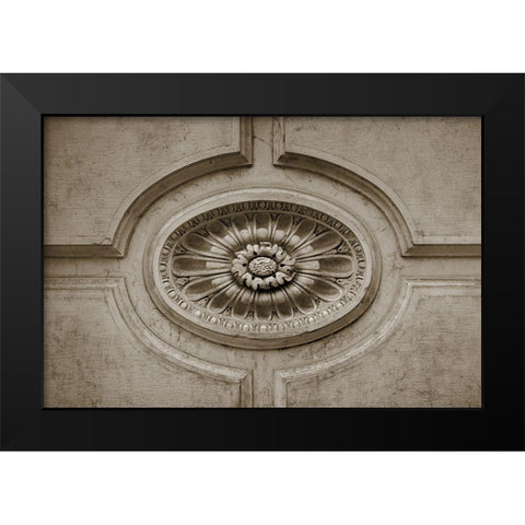 Architecture Detail in Sepia VII Black Modern Wood Framed Art Print by DeNardo, Laura