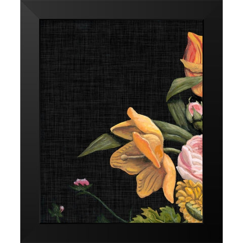 Baroque Grid I Black Modern Wood Framed Art Print by McCavitt, Naomi