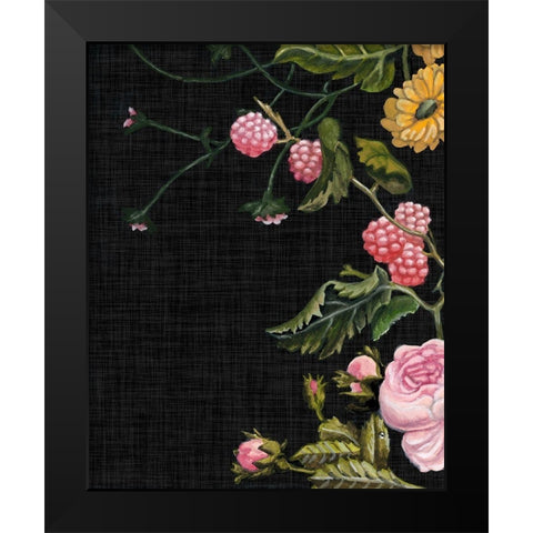 Baroque Grid V Black Modern Wood Framed Art Print by McCavitt, Naomi