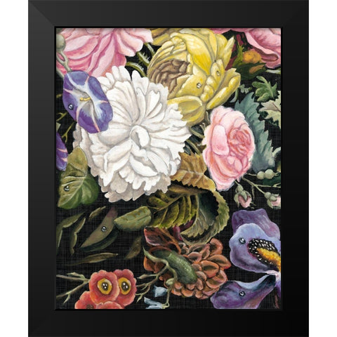 Baroque Grid VII Black Modern Wood Framed Art Print by McCavitt, Naomi