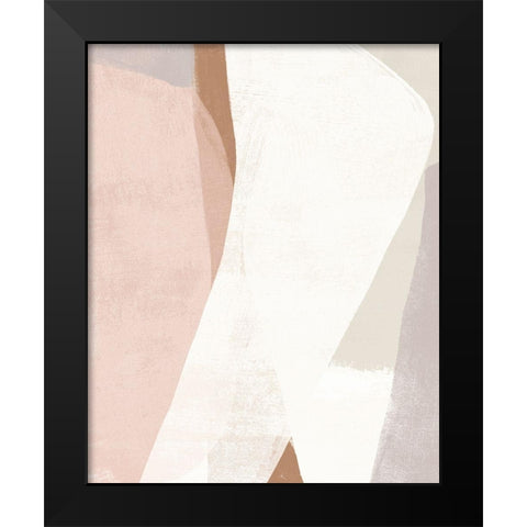 Symphonic Shapes III Black Modern Wood Framed Art Print by Vess, June Erica