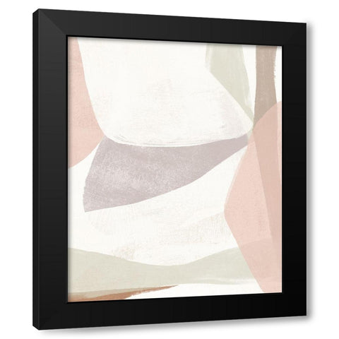 Symphonic Shapes IV Black Modern Wood Framed Art Print by Vess, June Erica