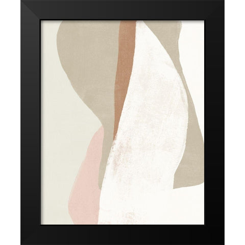 Symphonic Shapes V Black Modern Wood Framed Art Print by Vess, June Erica
